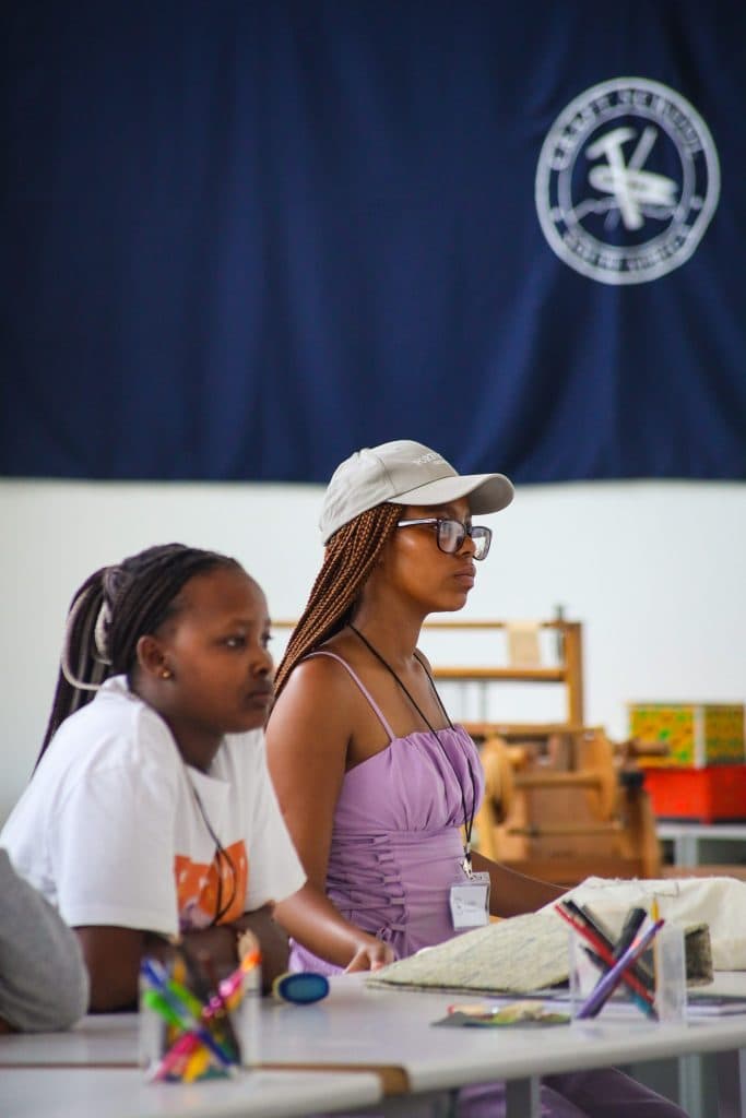 Craft School South Africa students in a session